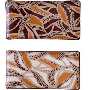 Amadeus - Set 2 Coupelles Bettina marron OS pas cher