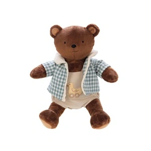 Non communiqué Peluche Gaston l'ourson - Amadeus - Marron - Polyester pas cher