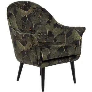Comparateur de prix : Fauteuil Tiffany vert - AMADEUS - Classique - Intemporel - Velours - 1 place