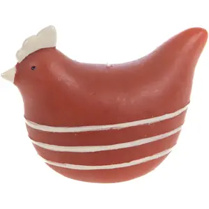 Amadeus - Bougie Poule terra 10,5 cm (lot de 4)
