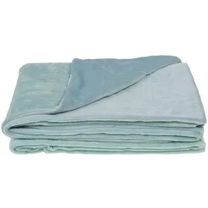 Comparateur de prix : Amadeus Plaid Lou bleu glacier 130X170 cm - - Bleu - Polyester