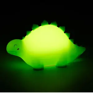 Veilleuse rechargeable en silicone dinosaure
