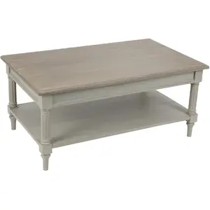 Comparateur de prix : Table Basse - AMADEUS - Édouard - Bois massif - Gris - Romantique