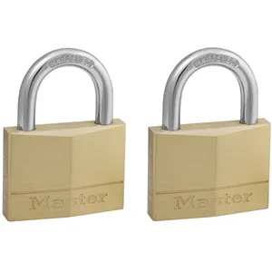 Master Lock 2 Cadenas s'Entrouvrant MASTER LOCK 50mm Laiton pas cher