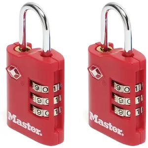 Comparateur de prix : MASTER LOCK 2 Cadenas 30 mm à combinaison TSA