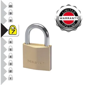 Comparateur de prix : MASTER LOCK Cadenas à clé laiton massif 50mm anse d.8xh.30mm 6 goupilles