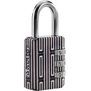 MASTER LOCK Cadenas 3 chiffres décor 30mm en blister