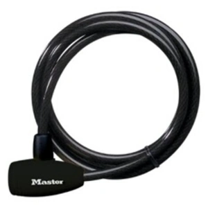 Master Lock 8154EURD Cable Antivol Vélo avec Serrure à Clé, 1,8 m Câble