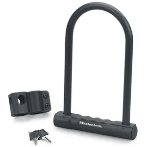 Comparateur de prix : Antivol U 2 clés plates Masterlock H.180mm Ø12mm