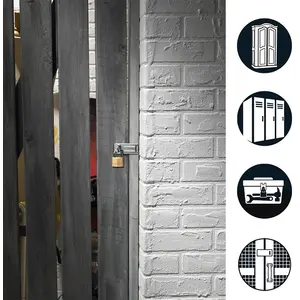 Comparateur de prix : MASTER LOCK Pack moraillon Corps acier trempé 8,9cm et Cadenas laiton 40mm
