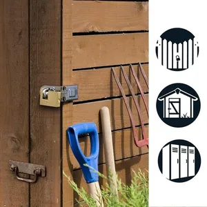 Master Lock 606eurd Cadenas rectangulaine 6.5 cm x 6.3 cm x 1.4 cm pas cher