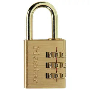 Comparateur de prix : MASTER LOCK Cadenas à combinaison programmable laiton 30mm anse d.5xh.24mm