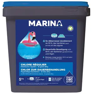 Comparateur de prix : HTH Marina Désinfection Régulière - Galets de Chlore Régulier 5kg