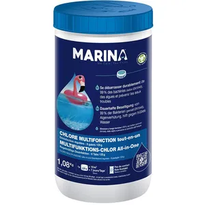 MARINA Chlore 4 actions galets pour piscine 10 m³ 1,08 kg -Vendu paramazon