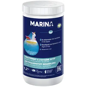 Comparateur de prix : MARINA Oxygène Actif Mini Galets 20g 1,2KG Piscine et Spa