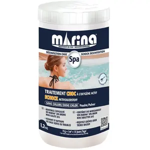 Choc en granulés sans chlore pour spa gonflable 1,2 kg - Marina