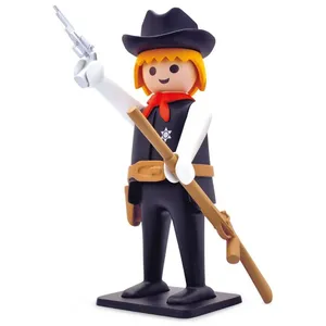 Plastoy Playmobil Collectoys De Collection: Le Sheriff - Figurine Résine 21 CmVendu parcarrefour