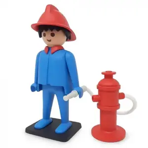 Comparateur de prix : Plastoy SAS Figurine resine le pompier - playmobil vintage collection 000217