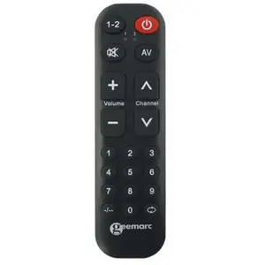 Telecommande universelle simplifiee TV10 - 19 touches programmables pas cher
