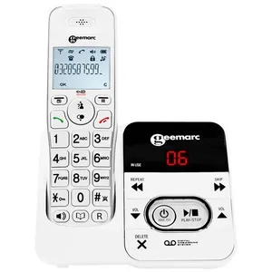 Téléphone Amplifié Sans Fil Amplitect 295 Avec Répondeur - Geemarc pas cher