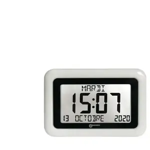 GEEMARC Horloge LCD VISO 10 - Grand affichage date et heure pas cher