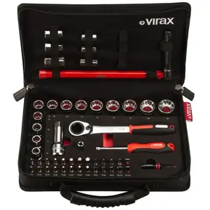 Comparateur de prix : Coffret clé robinet + douilles traversantes, 51 pièces - VIRAX - 310410 TU