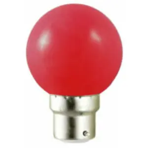 Orbitec LED sphérique B22D - pour guirlande - 45x70 - rouge pas cher