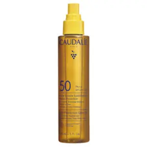 Caudalie Huile Solaire Sublimatrice Haute Protection SPF50 150 ml pas cher