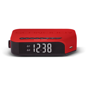 Schneider - radio-réveil double alarme rouge - sc310aclred TU