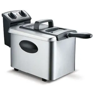 Comparateur de prix : Friteuse - THOMSON - THDF204X - 4L - Thermostat réglable - Minuterie - Inox - 2000W