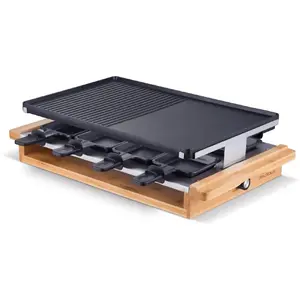 Appareil à raclette 3-en-1 8 personnes radiola rarg2200wo pas cher
