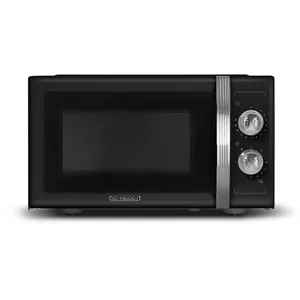 Schneider SMW23VMB Micro-ondes avec Grill 23L 800W Noir Vintage pas cher