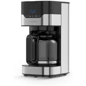 Comparateur de prix : SCHNEIDER Cafetière Digitale Programmable, 1,5L, 900W, Filtre Permanent, Inox, Noir