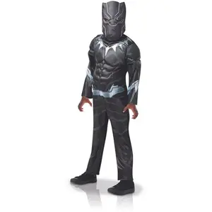 Rubies Costume Co Marvel - Deguisement Luxe  Black Panther - Taille M 5-6 Ans Pour Enfant