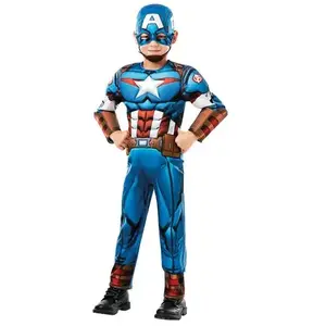Comparateur de prix : RUBIE S Marvel Captain America - Deguisement Luxe - Taille S 3-4 Ans Pour Enfant