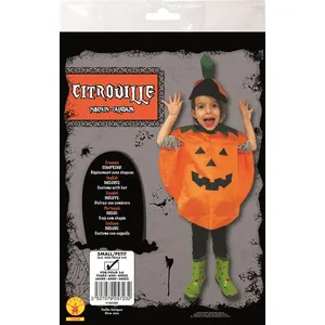 Rubie's France Déguisement Poncho Citrouille - Orange - Enfant - Polyester - Automne/Hiver - Fille