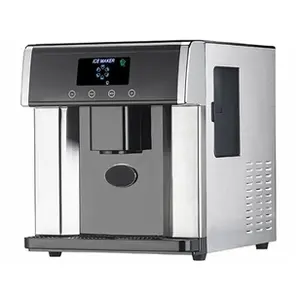 Comparateur de prix : ROSENSTEIN & SOHNE Machine à glaçons et distributeur d'eau avec écran et boîtier en acier inoxydable EWS-2350