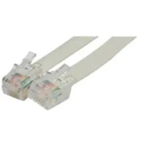 Comparateur de prix : CUC Exertis Connect - Cordon téléphonique RJ12 / RJ12 ivoire - 7 m (935600)