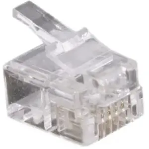 Comparateur de prix : KONEKTIKPC Connecteurs RJ11 non blindés (6P4C) pour téléphonie - lot de 10 pcs