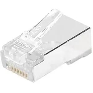 Connecteur 8/8 RJ45 blindé - Cat 6 sachet de 10 pas cher