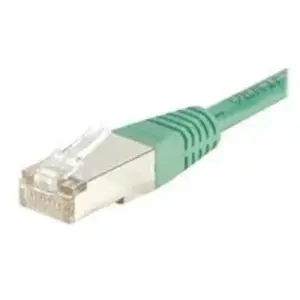 EXC CUC Cordon patch Catégorie 5E 4P moulé 10 Mètres FTP Vert 847172 pas cher