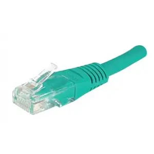 EXC CUC Cordon patch Catégorie 5E 4P moulé 2 Mètres UTP Vert 846202 pas cher
