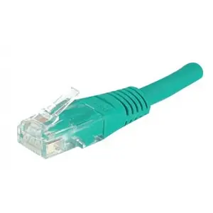 EXC CUC Dexlan Cordon RJ45 patch UTP CAT 5e 0,50 m Vert pas cher