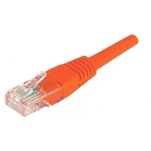 EXC CUC Cordon patch Catégorie 5E 4P moulé 50 CM UTP Rouge 846053 pas cher
