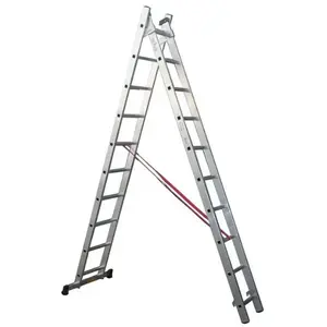 Comparateur de prix : ESCALUX Echelle transformable semi-professionnelle 2x10 barreaux