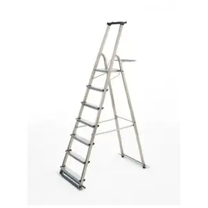Comparateur de prix : Escalux V23507 JARDIMIXTE Escabeau spécial Jardin 7 marches, Gris
