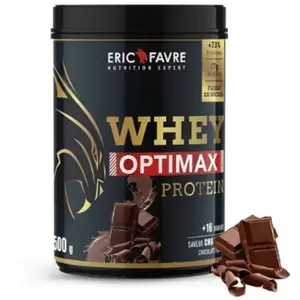 Comparateur de prix : Whey concentrée Eric Favre - Whey Optimax Protein - Chocolate 500g