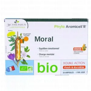 3 Chênes Phyto Aromicell'R Ampoule Moral BIO 20 ampoules pas cher