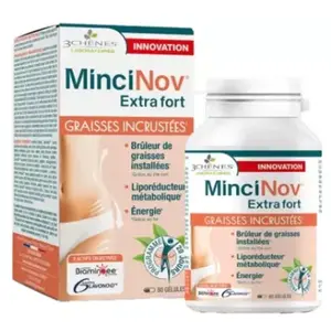 3 Chênes Minceur Mincinov Extra Fort 80 gélules pas cher