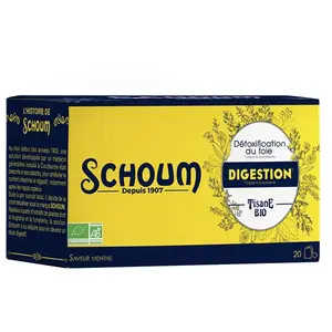 Comparateur de prix : Schoum Digestion Tisane Menthe Bio 20 sachets